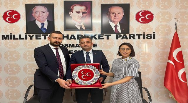 MHP Merkez İlçede Basın ve Medya Tanıtımda Bayrak Değişimi