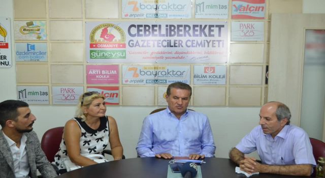 Mustafa Sarıgül, Cebelibereketli Gazetecileri ziyaret etti