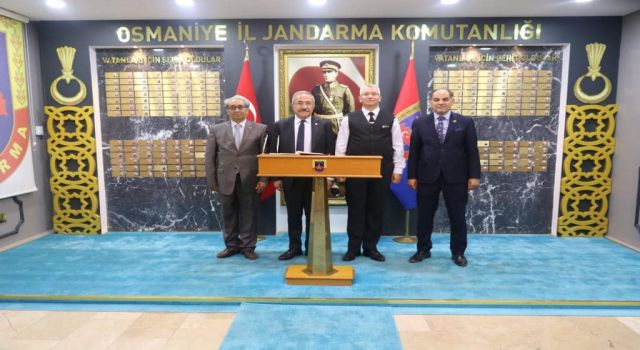 CHP heyetinden Osmaniye İl Jandarma Komutanına ziyaret