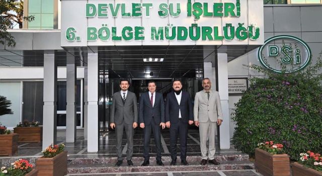 OKÜ Rektörü Uzun, DSİ 6. Bölge Müdürü Gökçe'yi ziyaret etti