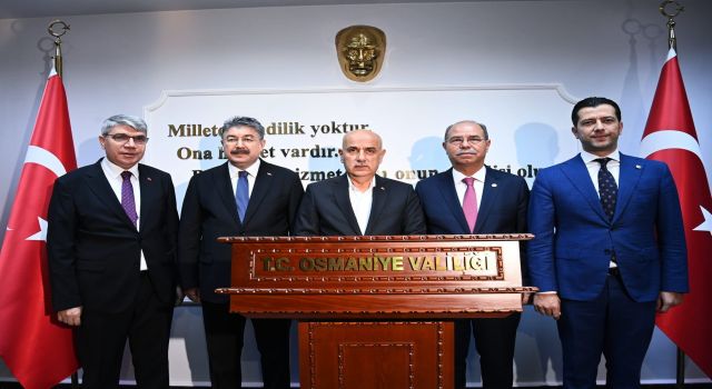 Tarım Bakanı Kirişçi, Osmaniye Valiliğini ziyaret etti