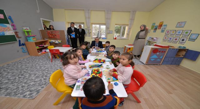 Aydın Albak, Kırmacalı Köy Yaşam Merkezini ziyaret etti