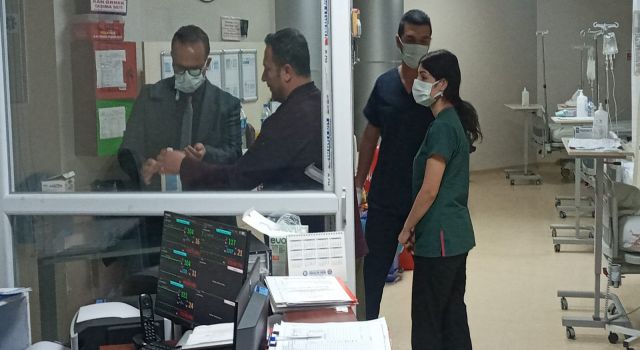 Osmaniye İl Sağlık Müdürü Ahmet Kara, Düziçi Devlet Hastanesinde incelemelerde bulundu