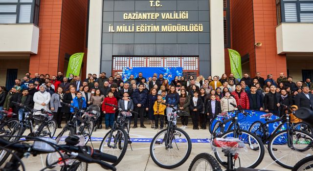 7 Okulun Öğretmenlerine 736 Bisiklet dağıtımı yapıldı