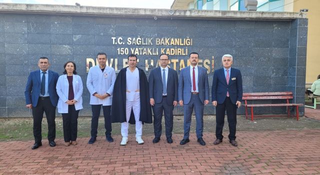 Ahmet Kara, Kadirli Devlet Hastanesini ziyaret etti