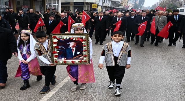 Atatürk'ün Osmaniye'ye gelişinin 98. yıldönümü törenle kutlandı