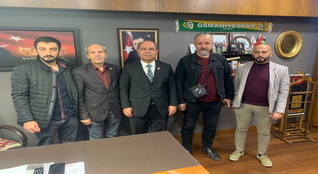 Cebelibereketli Gazeteciler, Osmaniye Milletvekillerini TBMM'de ziyaret ettiler