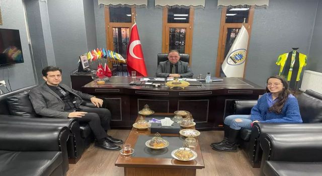 Diyetisyen Buse Coşkun'dan OTSO Başkanı Devrim Aksoy'a ziyaret