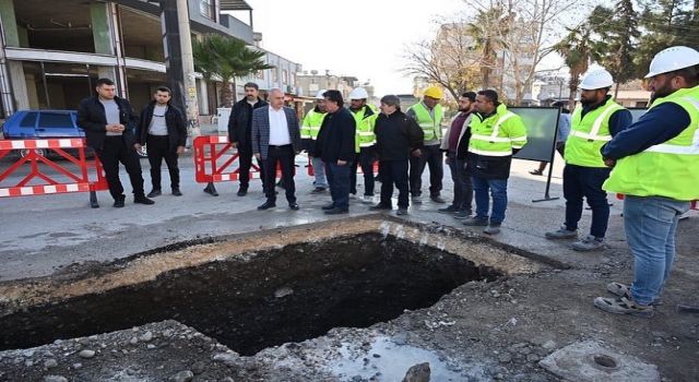 İş adamı Kadir Kara, çalışmaları yerinde inceledi