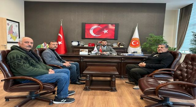 Şehit Aileleri Derneğinden İl Genel Meclis Başkanı Mehmet Ali Gizlice'ye ziyaret
