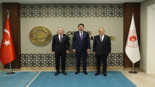 Başkan Kara ve Sadir Durmaz, Bakan Kurum ile görüştü!..