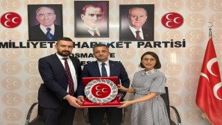 MHP Merkez İlçede Basın ve Medya Tanıtımda Bayrak Değişimi