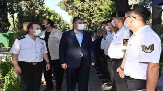 Vali Erdinç Yılmaz, emniyet ve jandarma personeli ile bayramlaştı