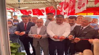 MHP Cevdetiye belde binası açıldı