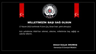 Ahmet Selçuk Okumuş, "Milletimizin başı sağolsun"