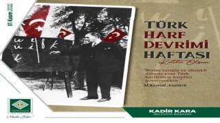 Osmaniye Belediye Başkanı Kadir Kara, Türk Harf Devrimi Haftasını kutladı