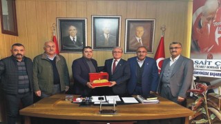 Osmaniye Ticaret Borsasından, MHP Merkez İlçe Başkanı Bilal Çenet'e ziyaret