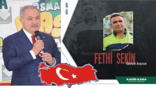 Başkan Kadir Kara, şehit Fethi Sekin'i andı