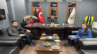 Diyetisyen Buse Coşkun'dan OTSO Başkanı Devrim Aksoy'a ziyaret