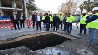 İş adamı Kadir Kara, çalışmaları yerinde inceledi