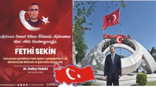 Osmaniye Valisi, şehit Fethi Sekin'i andı